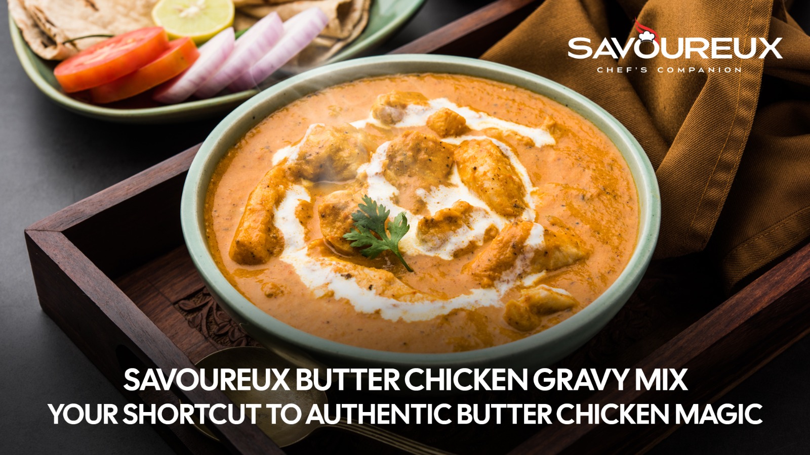 Savoureux Butter Chicken Gravy Mix | Authentic Flavor, Easy Cooking